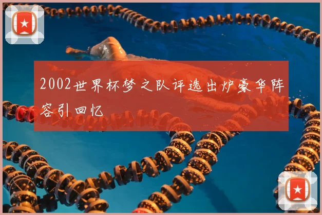 2002世界杯梦之队评选出炉豪华阵容引回忆