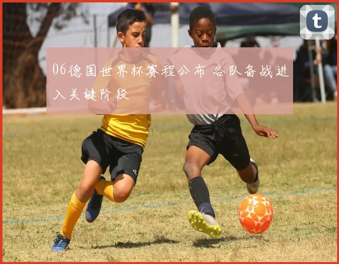 06德国世界杯赛程公布 各队备战进入关键阶段